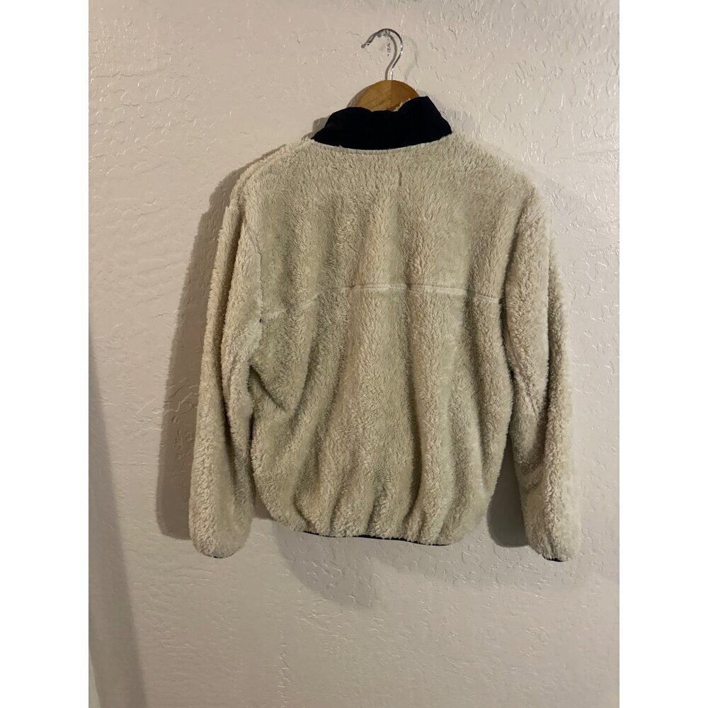 Y Zyia Active Cream Sherpa Fleece 1/4 zip Pullover Sweater - Picture 14 of 14